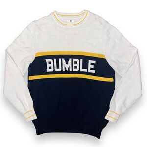 Hilflint Bumble App Sweatshirt Varsity Long Sleeve Women Med‎